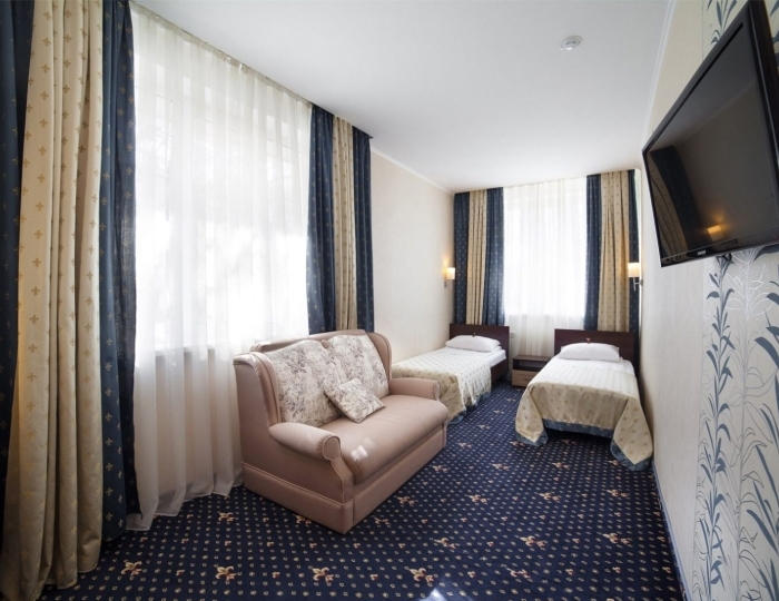 Стандартный номер – корпус «Посейдон». - Курортный комплекс «Песочная Бухта» Севастополь